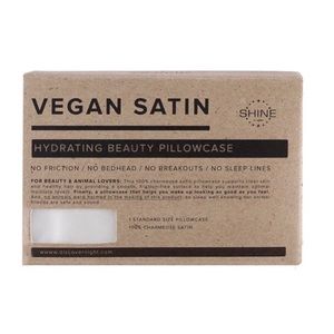 NIGHT SHINE Vegan Satin Hydrating Pillowcase | New